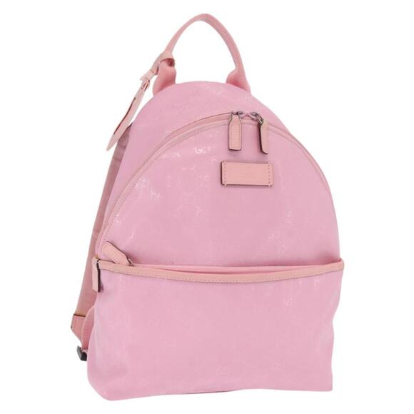 GUCCI GG Implementation Backpack PVC Silver Pink 271327 Auth ka1055 main image 13
